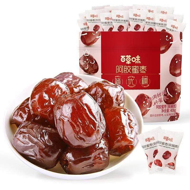 Bai Cao Wei Ejiao Honey Dates 408g*1 bag 408 g