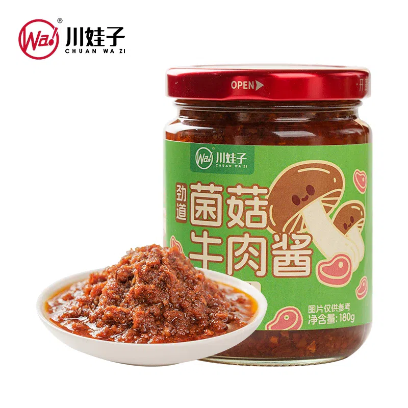 川娃子菌菇牛肉醬180g*1罐 180 克
