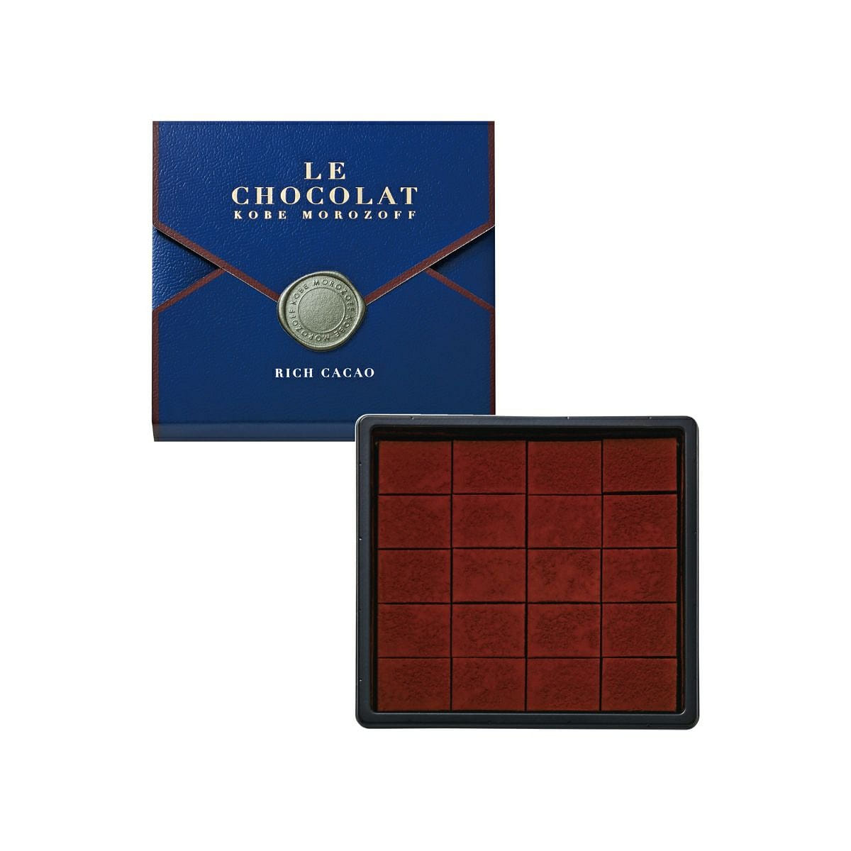 [Fresh Date] Hokkaido Post Morozoff Nama Chocolate Rich Coco 20pcs 1 box