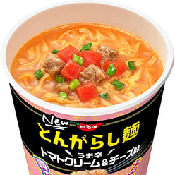 NISSIN Noodles Ramen Cheese Tomato Spicy Japan 67g 1 each