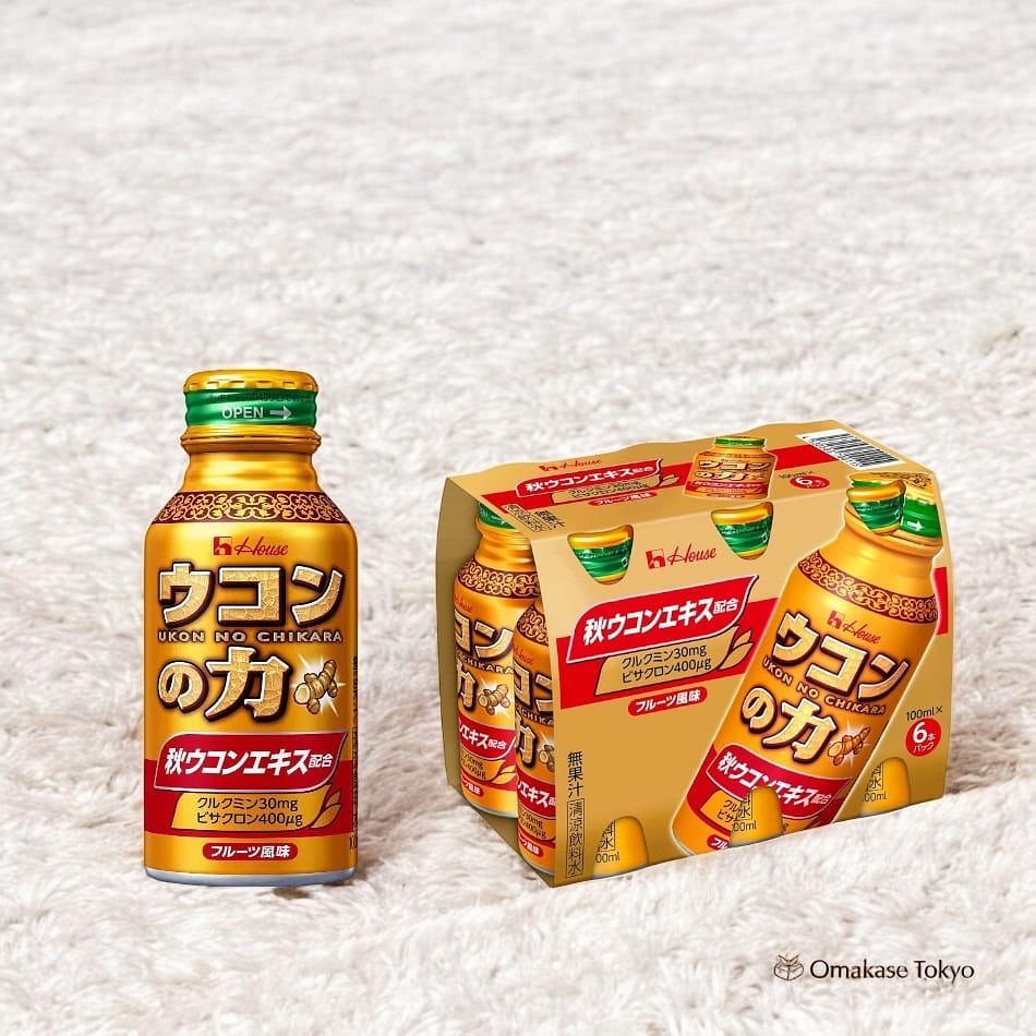 House Ukon no Chikara Turmeric Drink Bottle of 6 600 มิลลิลิตร