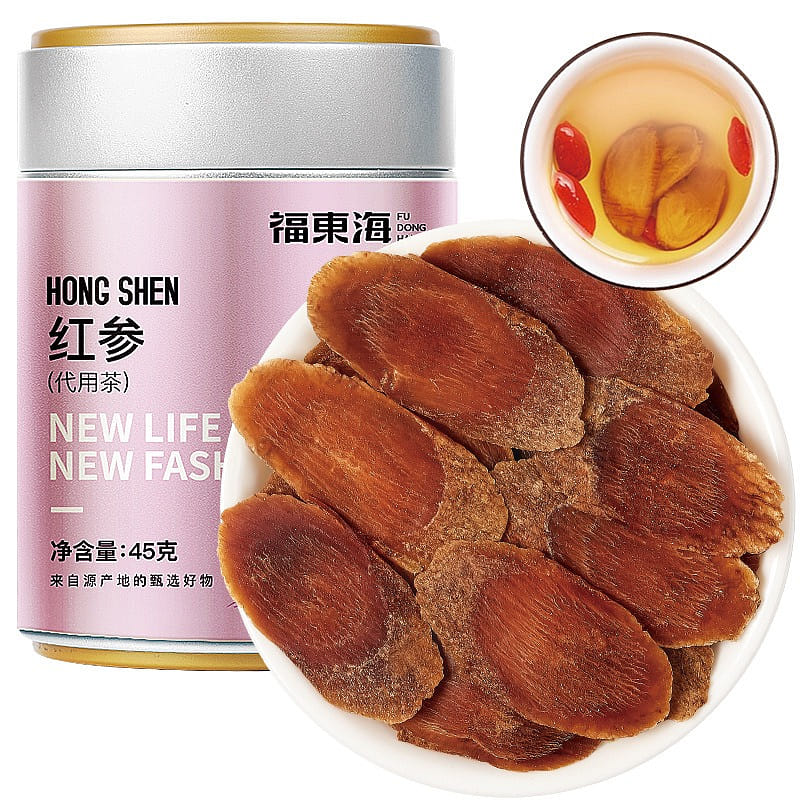 [Fudonghai Product] Red ginseng Changbai Mountain origin 45g/ bottle 45 กรัม