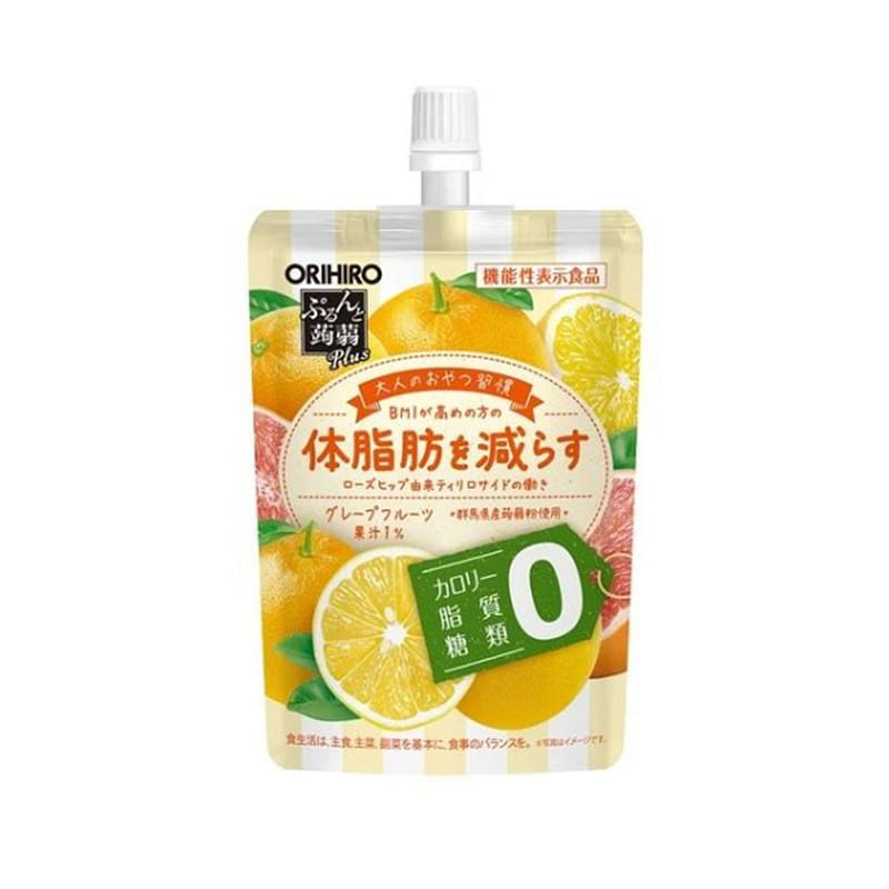 Orihiro Jelly Plus Grapefruit Flavour 130g 1 개