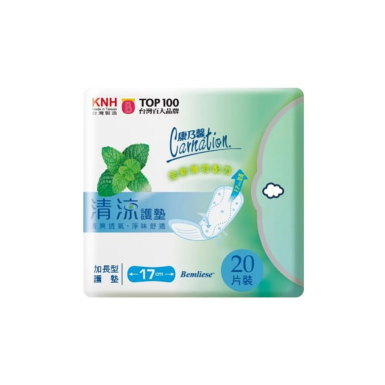 Carnation Cool Day 17cm Pad 20pcs 50 그램