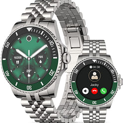 AI Smart Watch for Men Women,Silver Green--H66M 1 count