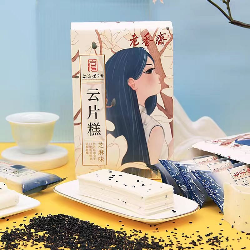 Lao Xiang Zhai Cloud cake sesame flavor 188g*1 box 188 กรัม