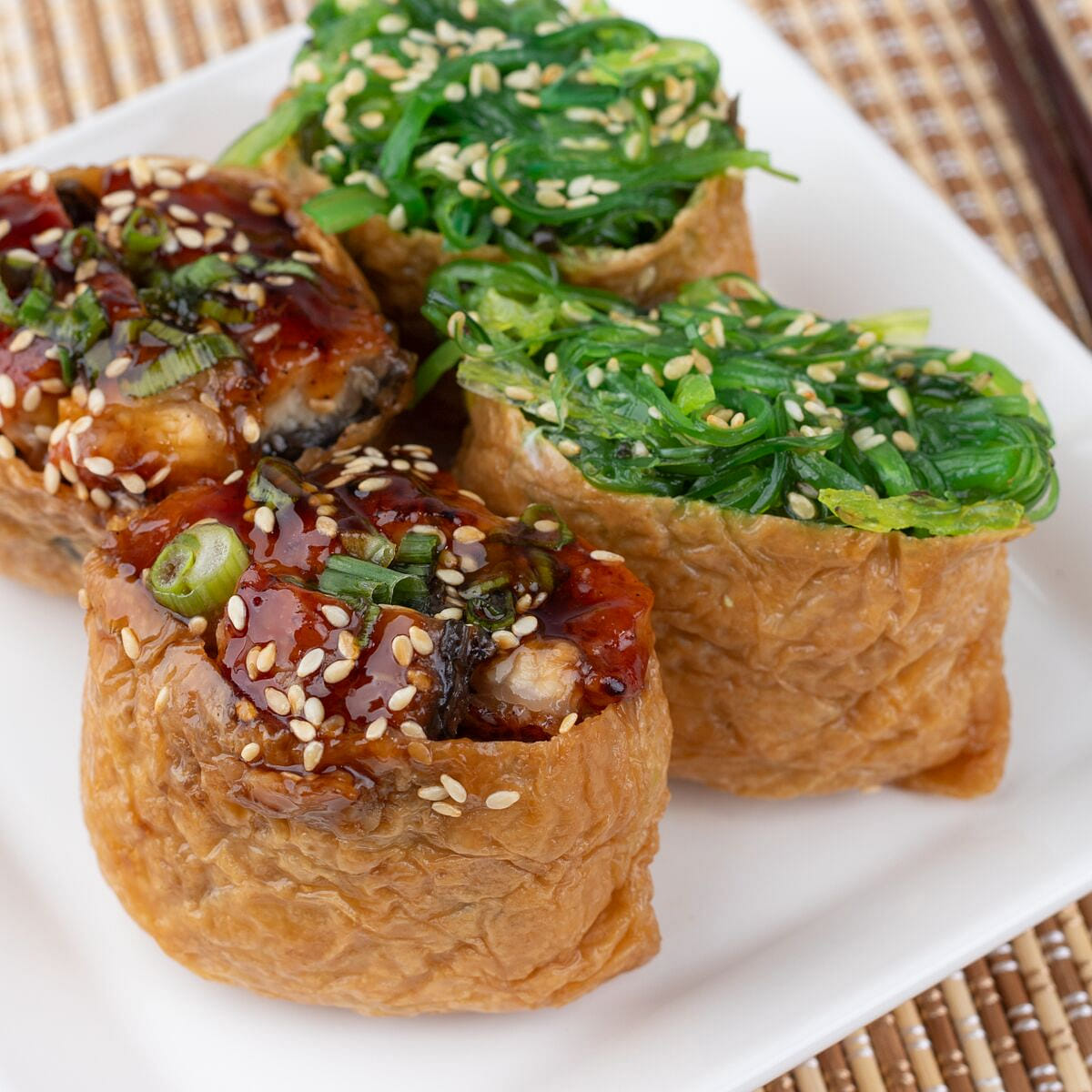 Tofu Bites(Eel Teriyaki & Seaweed) 2pcs each 1 each