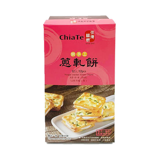 weee_snack_CHIATE Nougat Green Onion Cookies 12pcs 180 g