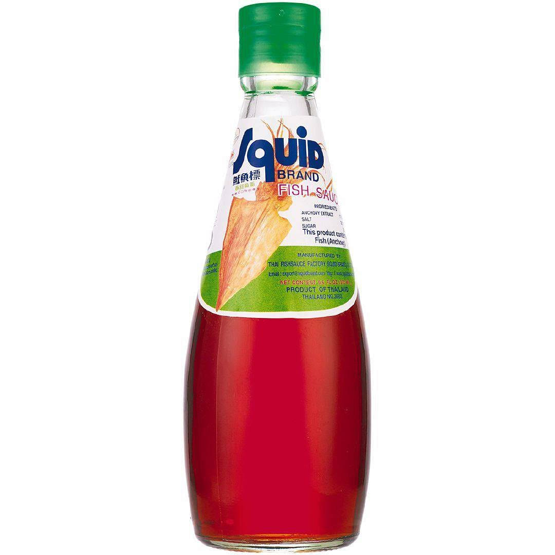 Squid Brand Fish Sauce Glass Bottle 10 fl oz. 1 each