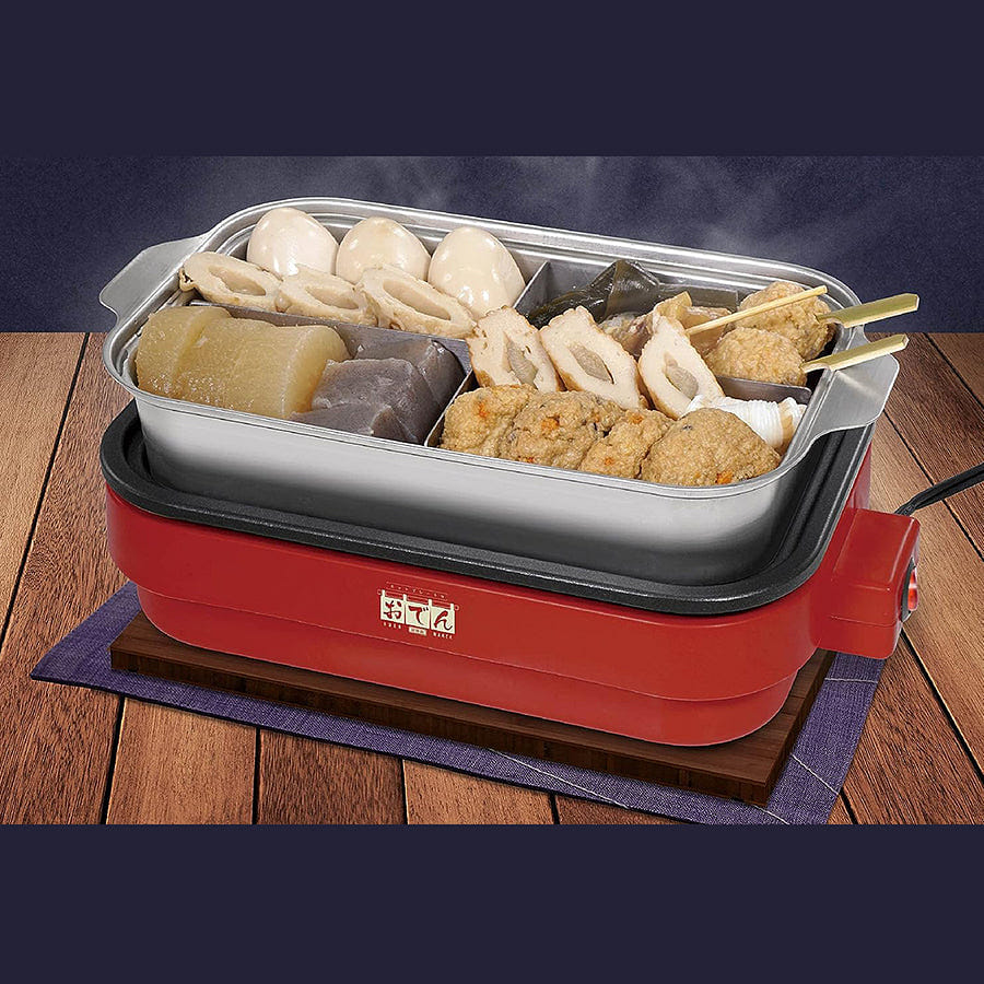 2-Way Tabletop Oden Pot & Griddle 1 個
