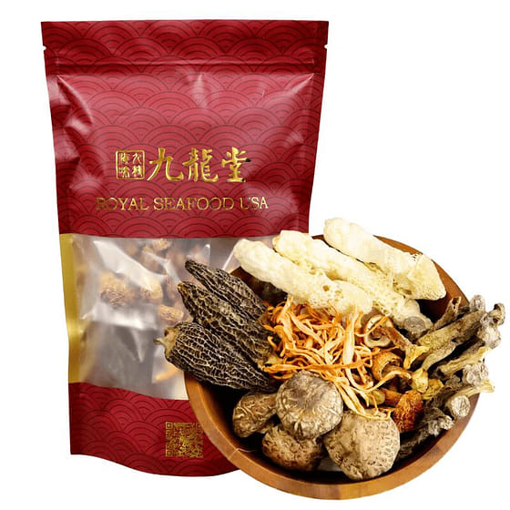 weee_dried_Premium 6-Mushroom Soup Mix Thick Morel 100 g