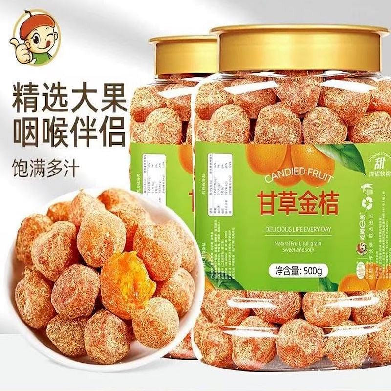 Ăn cam thảo, cam, cam, cam, mứt, đồ ăn vặt. 500 g