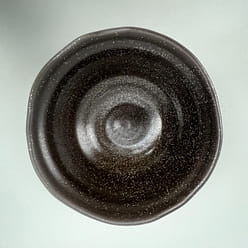 Made-in-Japan Kuroshio Small Soup Noodle Matte Black Bowl 7.2" dia.(20 oz) 1 each