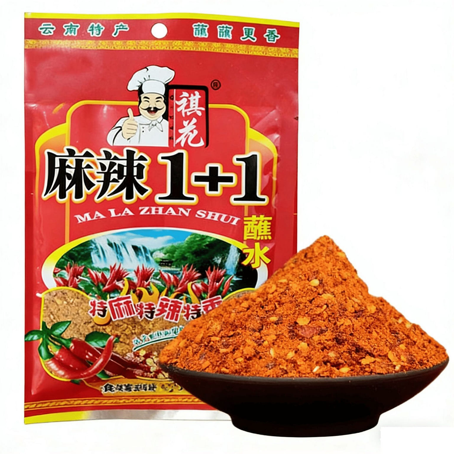 Qihua Oil-Splashed Spicy Chili Powder 100 g