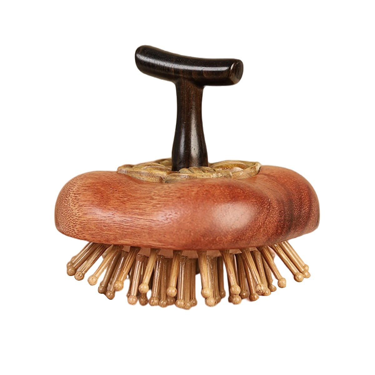 Auspicious Persimmon Sandalwood Air Cushion Comb 1 each