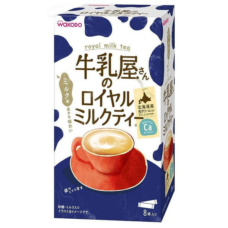 WAKODO Royal Milk Tea 13g*8bags 1 케이스
