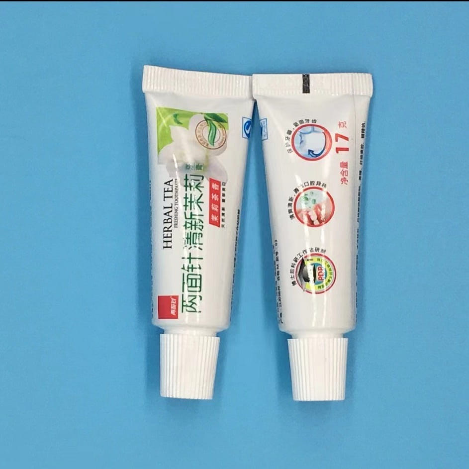 17g Mini Toothpaste, Whitening Brisk Mint Flavor, Hotel travel airbnb 10 per box 1 케이스