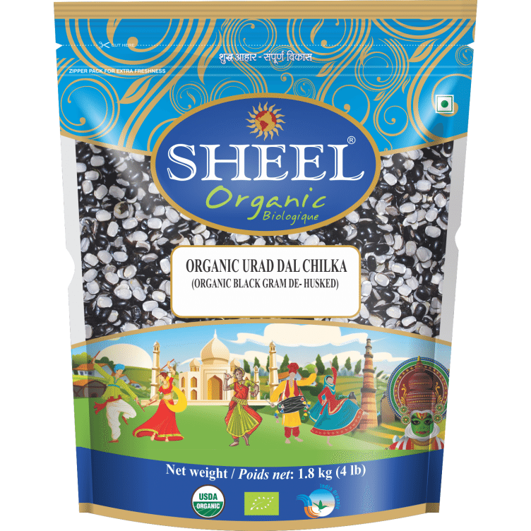 Organic Urad Dal Chilka - 4 Lb (1.8 Kg) 1 each