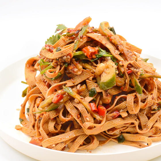 weee_freshgourmet_Spicy Oil-Splashed Soybean Sheets 250 g