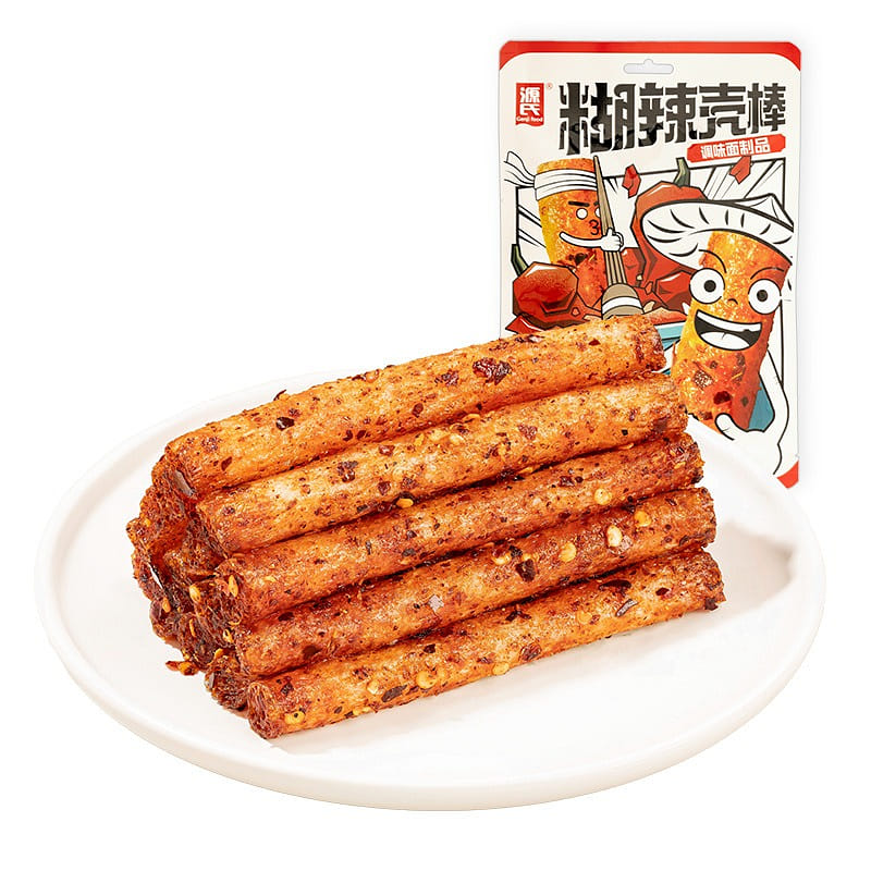 Genji food/ Genji  Hot Shell Stick spicy snack snack 120g/ pack 120 กรัม