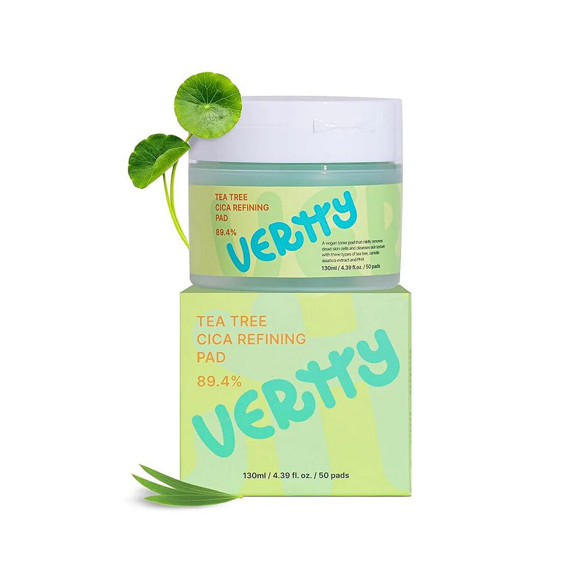 [Vertty] Tea Tree Cica Toner Pad 50pads 130 ml