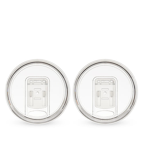 HOST Wine Freeze XL Replacement Lids for Large Tumblers with Sliding Tab Closure, Travel Cup Lid, Clear Set of 2 2 个