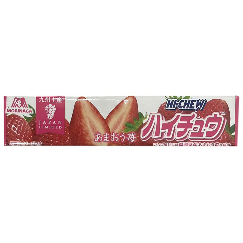 MORINAGA Hi-Chew Kyuusyuu Limited Amaou Strawberry Flavored Candy 12 Pcs 1 개