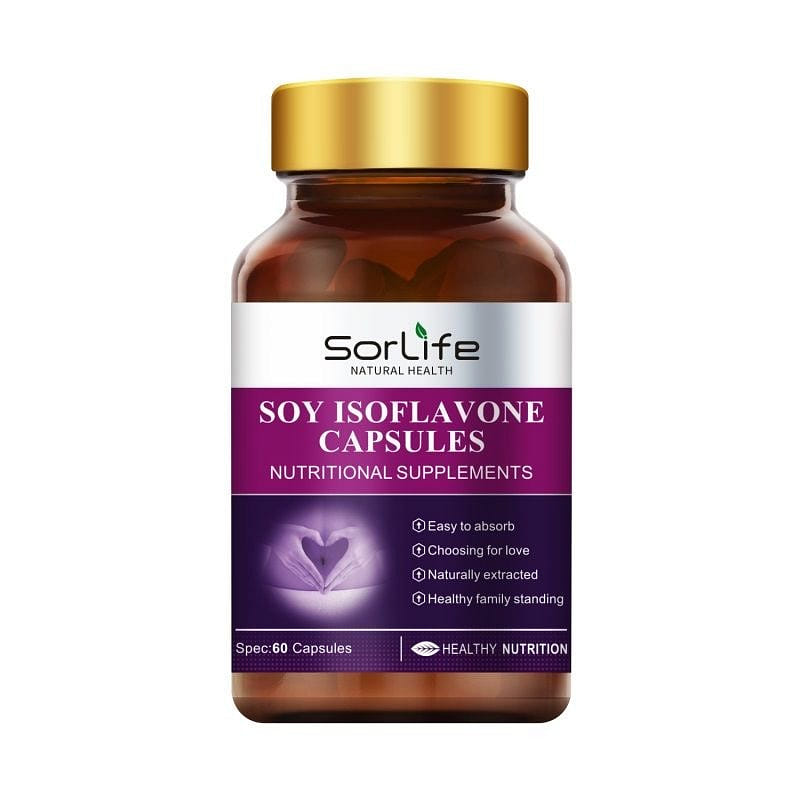 SorLife Soy Isoflavone Capsules: 60 Capsules for W 1 bottle