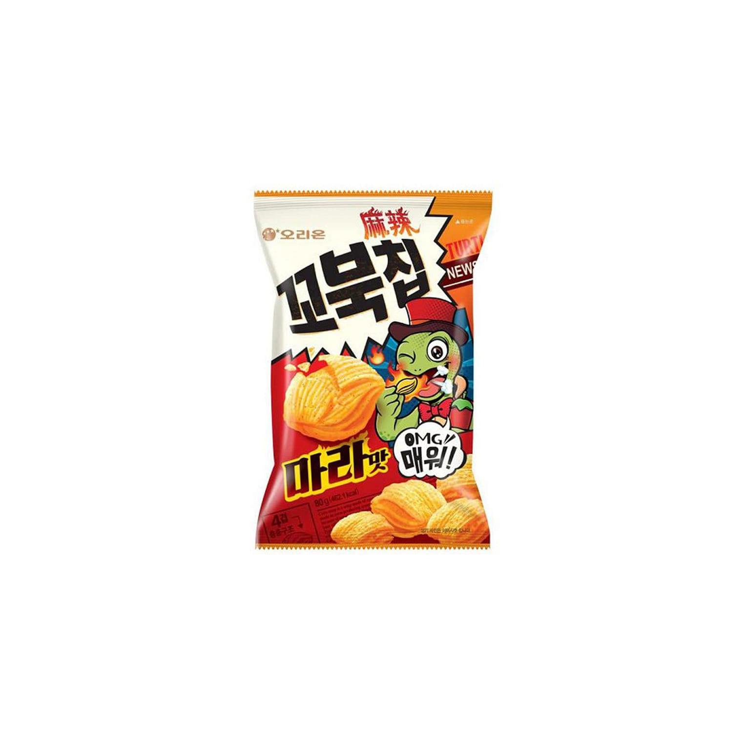 ORION Turtle Chips (Mala Flavor) 2.82oz(80g) 1 개