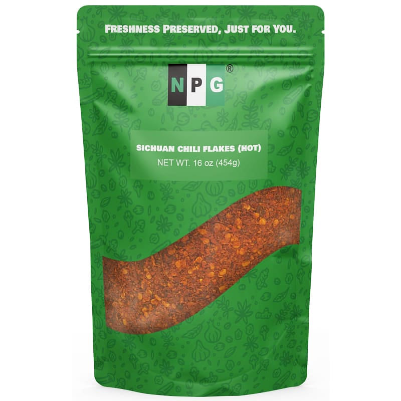 NPG Sichuan Hot Chili Flakes 1 LB 454 그램