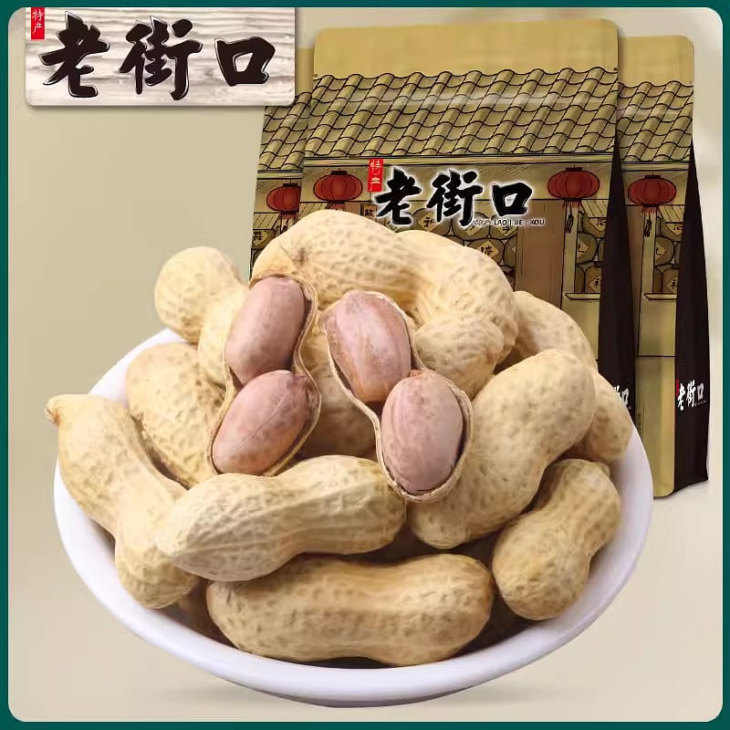 LaoJieKou Garlic Flavor Peanuts 500 그램