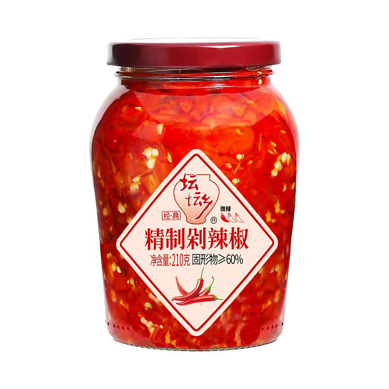 Tantanxiang Chopped Chili Sauce 210g Jar 1 bottle