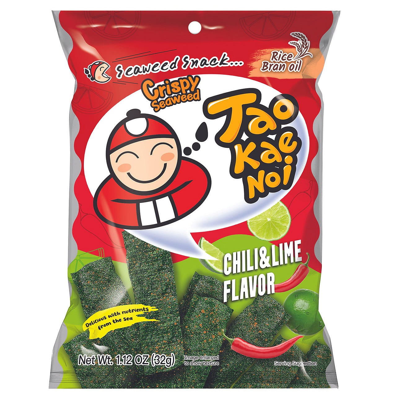 Tai Kae Noi 脆皮海藻辣椒和酸橙，1.12 盎司 32 克