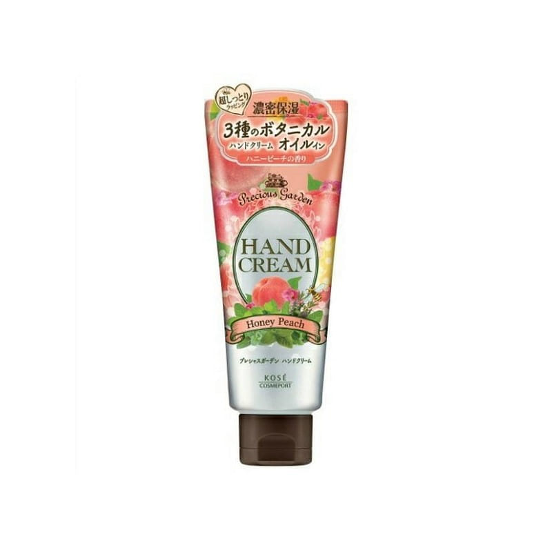 Kose Precious Garden Hand Cream Honey Peach 70g 1 each