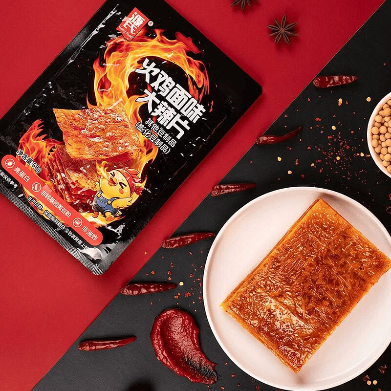 Yuanshi Turkey Noodle Spicy Slices 58g * 4 packs. 232 g