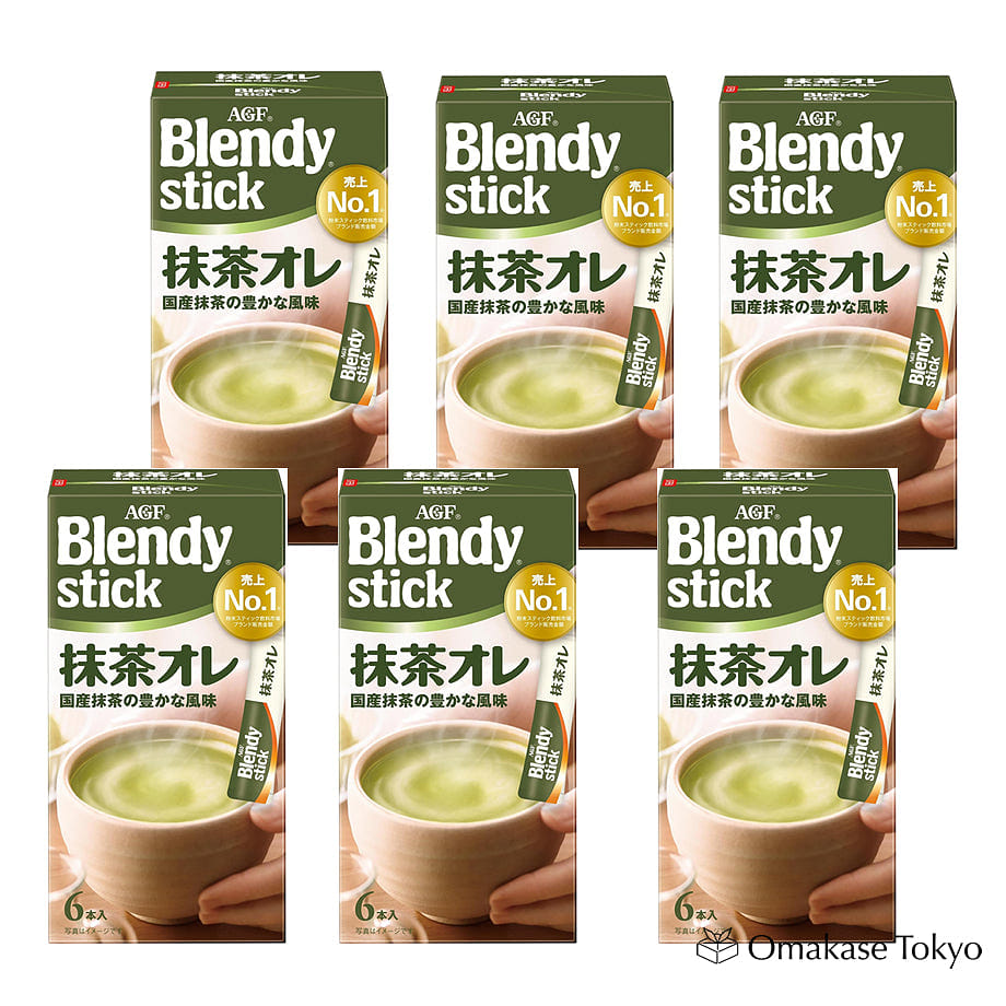 AGF Blendy Stick Matcha au Lait (Pack of 6) 540 g