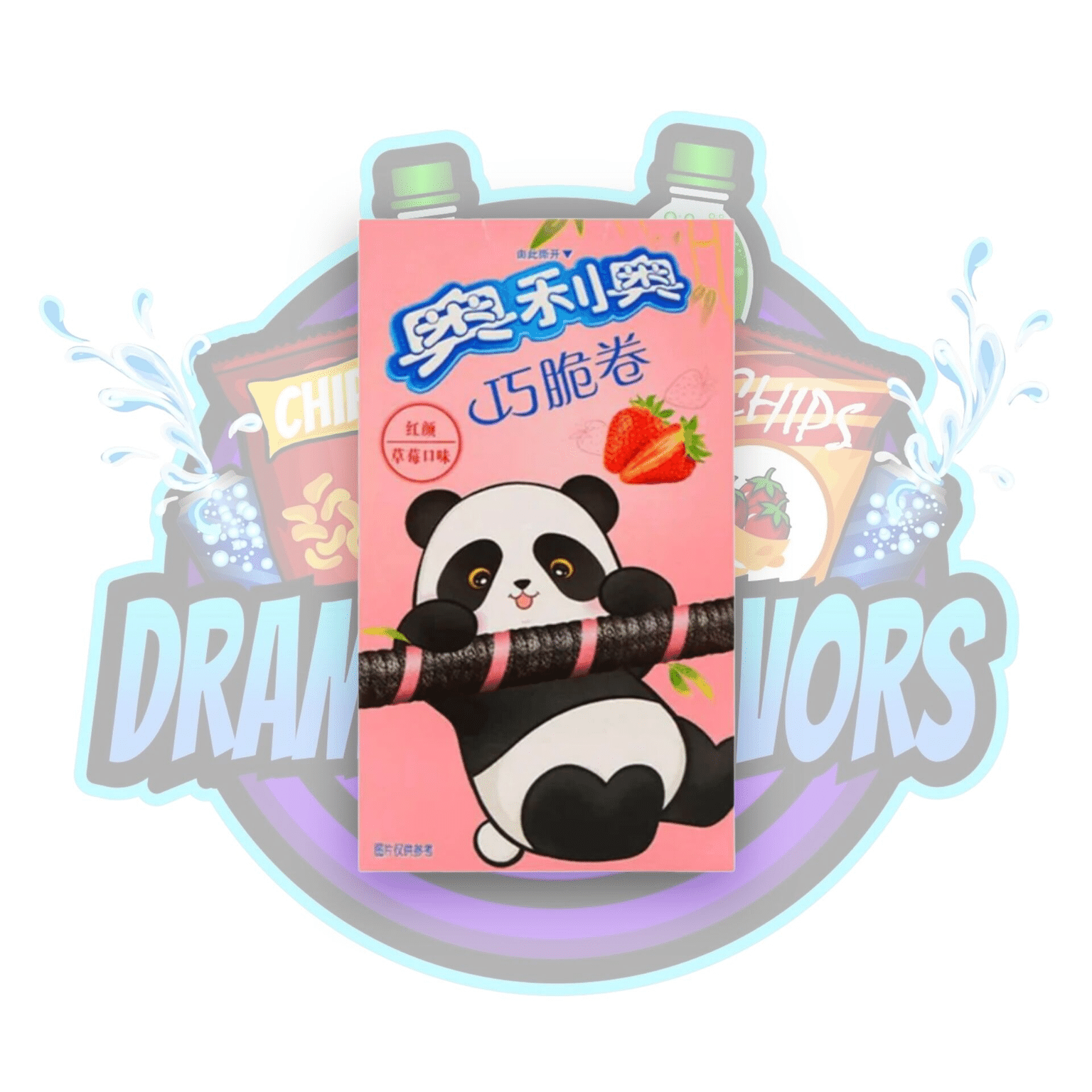 Oreo Strawberry Wafer Rolls 100 g