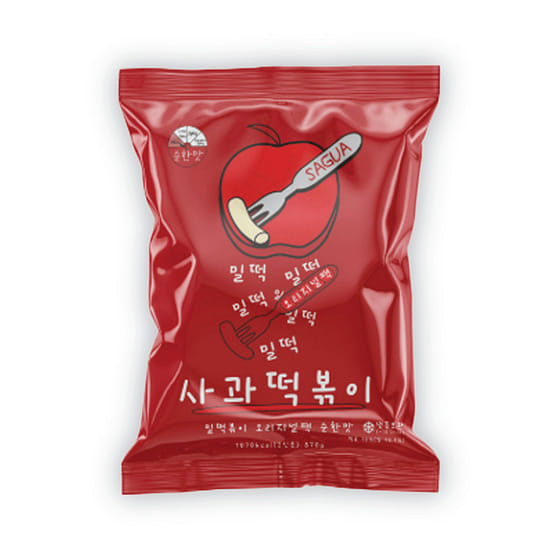 weee_frozen_사과떡볶이 - 밀떡팩(순한맛) 870 그램