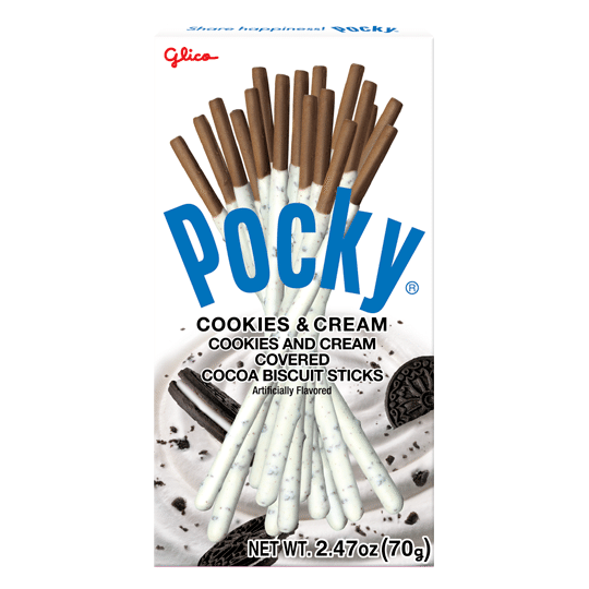 Glico Pocky Cookies & Cream 2.47oz 1 개