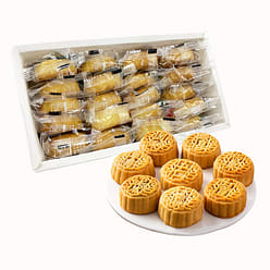 20pcs Mooncakes Chinese Mini-Mooncake 8-Flavor Mix 1 each