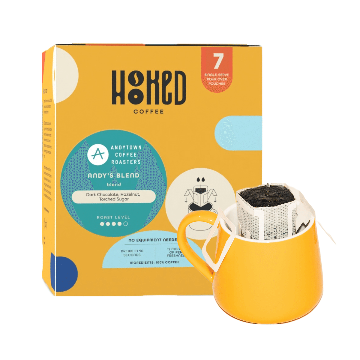 Andytown Coffee Roaster Drip Bag Medium Roast 7 Pack 91 그램
