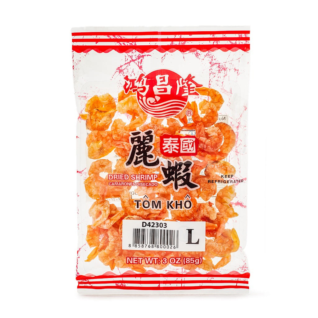 Hongchanglong Dried Shrimp, Large 3 oz