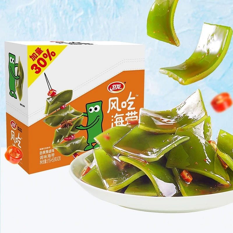 Weilong Spicy-Lu Seaweed 20g*20 400 그램