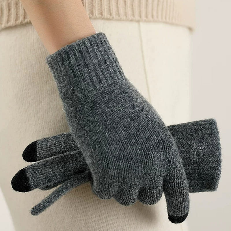 SKIL OF Hangzhou Luoyan Wool Gloves(Dark Gray) 1 each