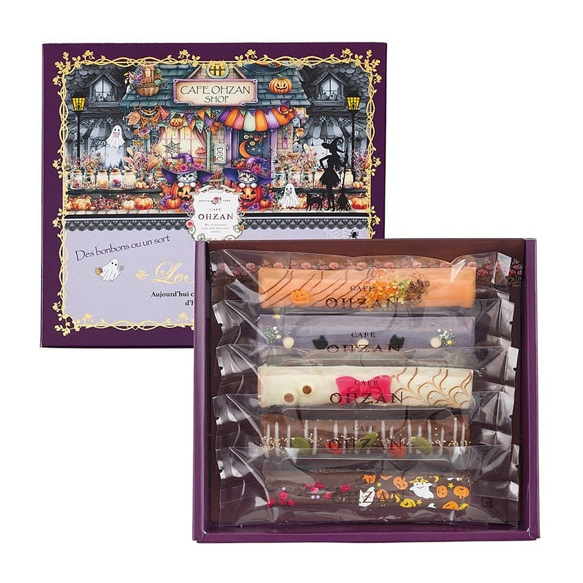 CAFE OHZAN Halloween Chocolate Rusk 5pcs 1 box