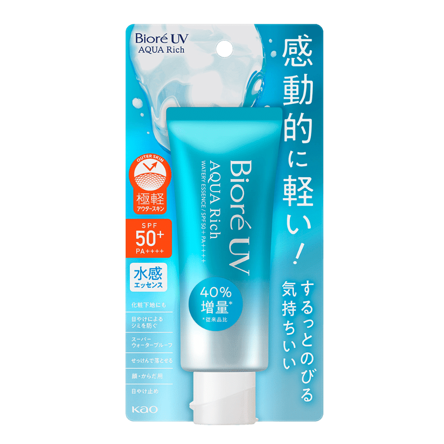 KAO Biore UV Aqua Rich Watery Essence Sunscreen 70 그램