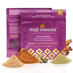 Organic Vegan Indian Spice Set 3 Pack moji masala 1 each