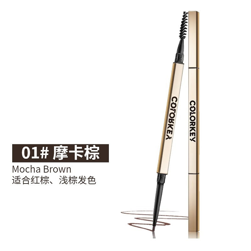 COLORKEY Sculpting Eyebrow Pencil #01 Mocha Brown 1 count