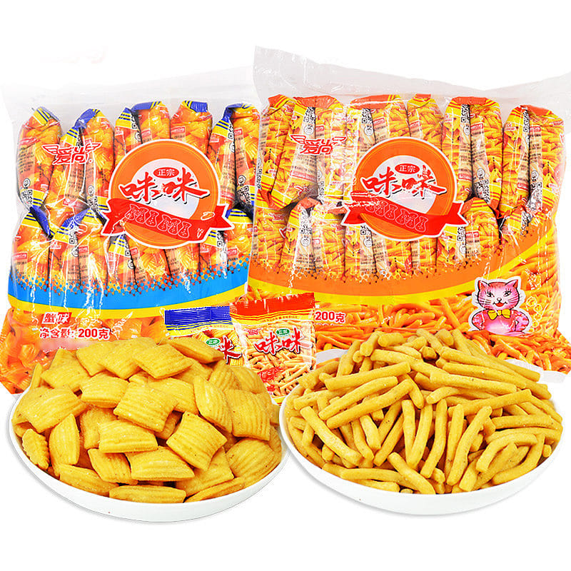 Shrimp crackers 20pk + crab grains 20pk 40 pack