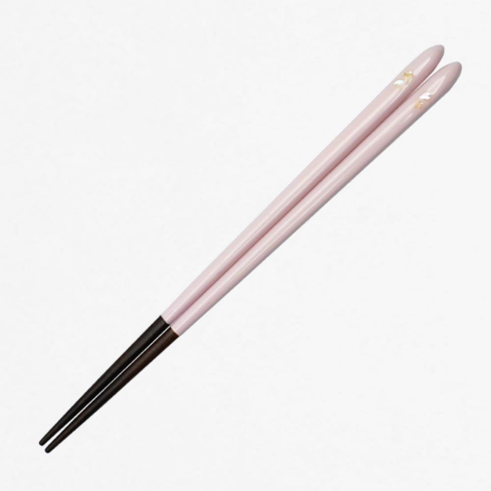 Japanese Chopsticks-Dishwasher-Safe Sakura Girl Pastel Pink (Medium), Hyozaemon 1 ส่วน